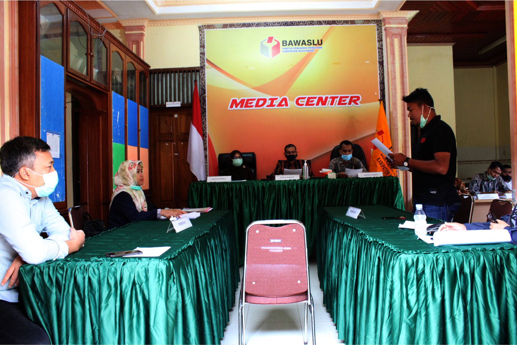 Panwaslih Kabupaten Aceh Barat Gelar Simulasi Sidang Adjudikasi Penyelesaian Sengketa Pemilihan