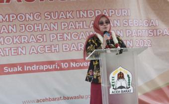 Launcing Gampong Suak Indrapuri sebagai Gampong Demokrasi di Aceh Barat